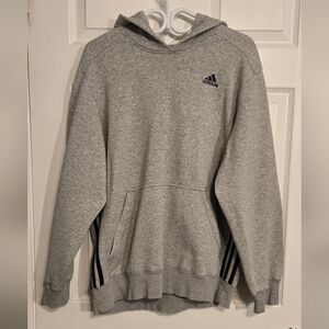 Adidas Men’s Grey Sweater/Hoodie - Large